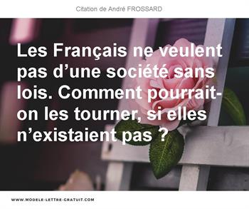 Citations André FROSSARD