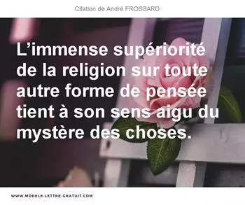 Citations André FROSSARD