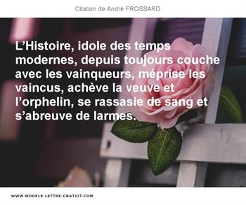 Citations André FROSSARD