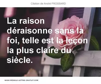 Citations André FROSSARD