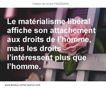 Citations André FROSSARD