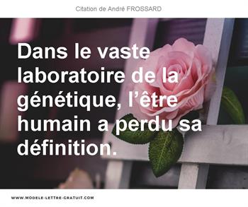 Citations André FROSSARD