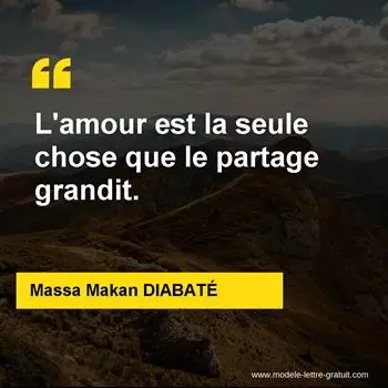 Citation Massa Makan DIABATÉ
