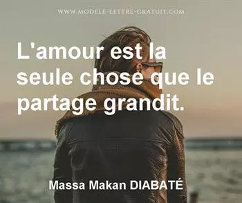 Citation de Massa Makan DIABATÉ