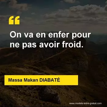 Citation Massa Makan DIABATÉ