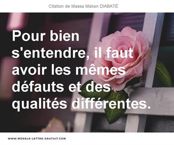Citations Massa Makan DIABATÉ