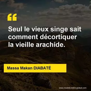 Citation Massa Makan DIABATÉ
