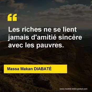 Citation Massa Makan DIABATÉ
