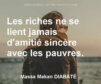 Citation de Massa Makan DIABATÉ
