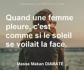 Citation de Massa Makan DIABATÉ