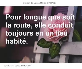 Citations Massa Makan DIABATÉ