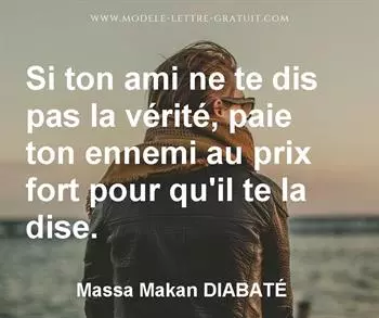 Citation de Massa Makan DIABATÉ