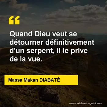 Citation Massa Makan DIABATÉ