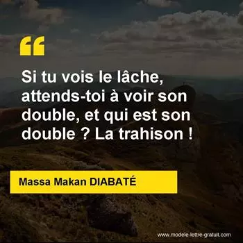 Citation Massa Makan DIABATÉ
