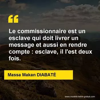 Citation Massa Makan DIABATÉ