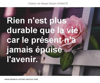 Citations Massa Makan DIABATÉ