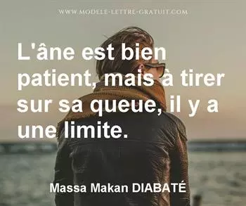 Citation de Massa Makan DIABATÉ