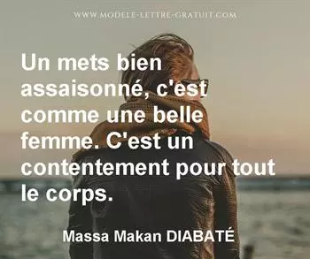 Citation de Massa Makan DIABATÉ