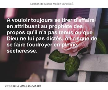 Citations Massa Makan DIABATÉ