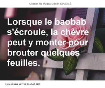 Citations Massa Makan DIABATÉ