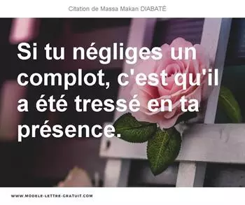 Citations Massa Makan DIABATÉ