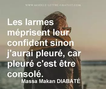 Citation de Massa Makan DIABATÉ