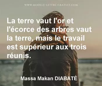 Citation de Massa Makan DIABATÉ