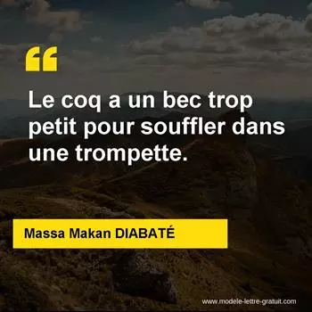 Citation Massa Makan DIABATÉ
