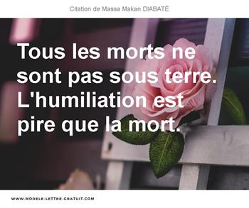 Citations Massa Makan DIABATÉ