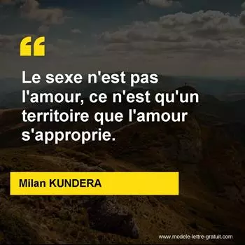 Citation Milan KUNDERA