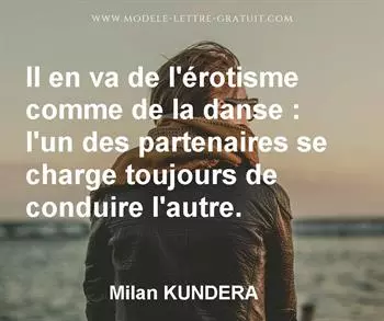 Citation de Milan KUNDERA