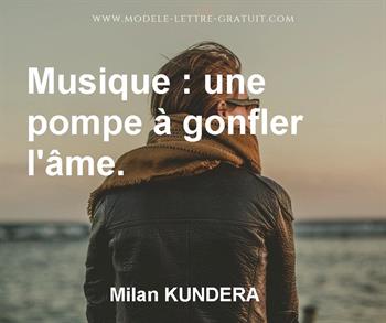 Citation de Milan KUNDERA