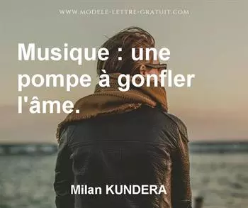 Citation de Milan KUNDERA