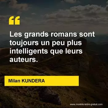 Citation Milan KUNDERA
