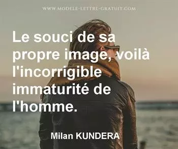 Citation de Milan KUNDERA