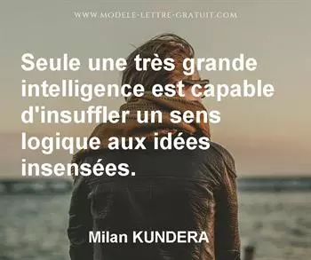Citation de Milan KUNDERA