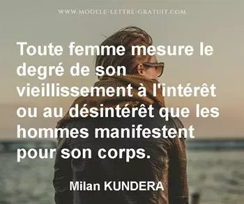 Citation de Milan KUNDERA