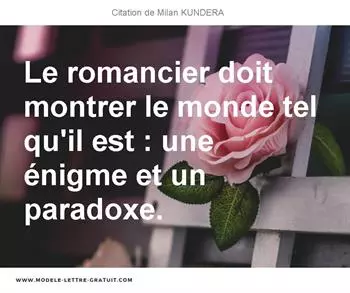Citations Milan KUNDERA