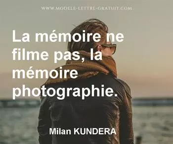 Citation de Milan KUNDERA