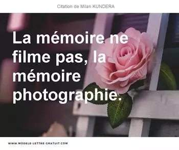 Citations Milan KUNDERA