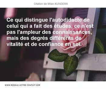 Citations Milan KUNDERA