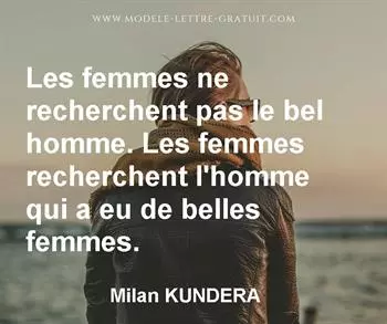 Citation de Milan KUNDERA