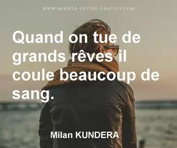 Citation de Milan KUNDERA
