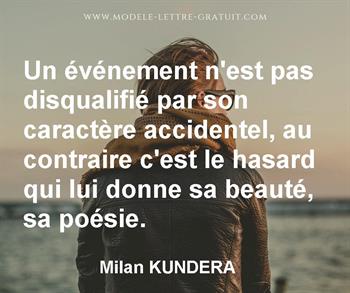 Citation de Milan KUNDERA