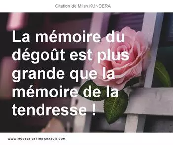 Citations Milan KUNDERA