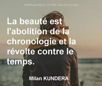 Citation de Milan KUNDERA