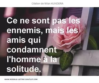 Citations Milan KUNDERA