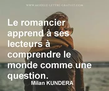 Citation de Milan KUNDERA