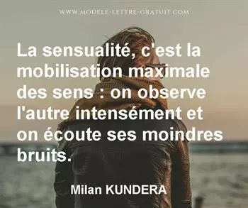 Citation de Milan KUNDERA