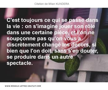 Citations Milan KUNDERA